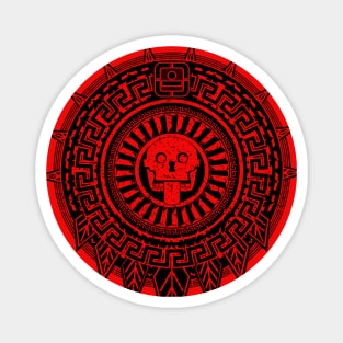 Aztec Death Stone Magnet